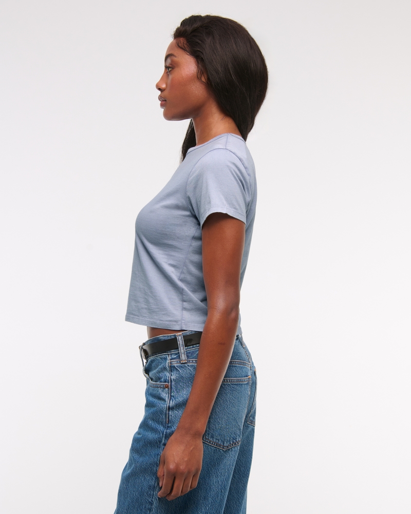 Essential Polished Body-Skimming Tee