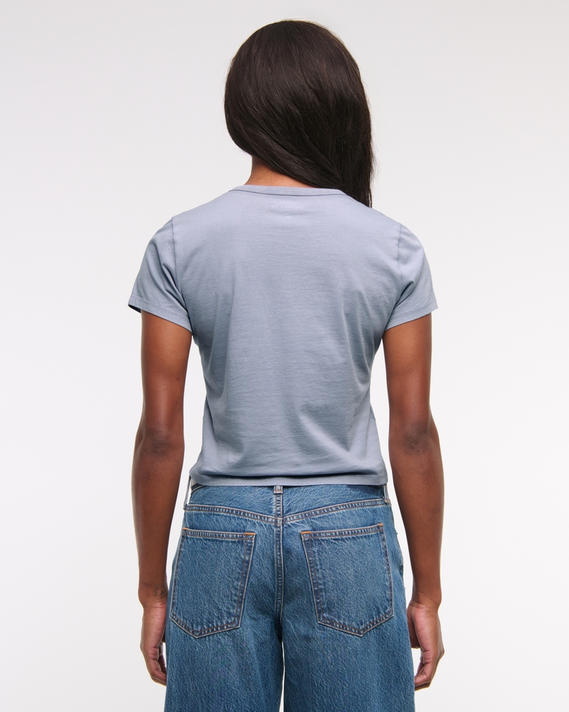 Essential Polished Body-Skimming Tee