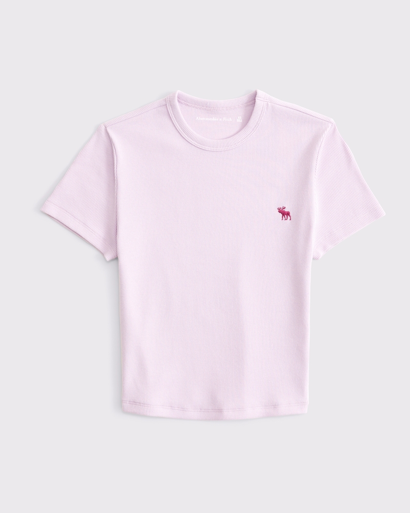 【Abercrombie & Fitch】アイコン ヘンリー Tシャツ 5枚入 Taupe メンズ シグネチャーアイコン ヘンリーTシャツ 5枚パック