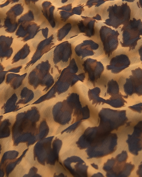 Women's Long-Sleeve Mesh Mockneck Top | Women's Clearance