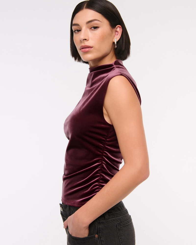 The A&F Paloma Velvet Top