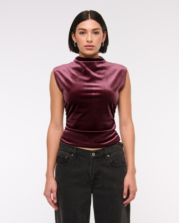 The A&F Paloma Velvet Top