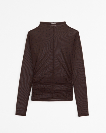 The A&F Paloma Long-Sleeve Mesh Top