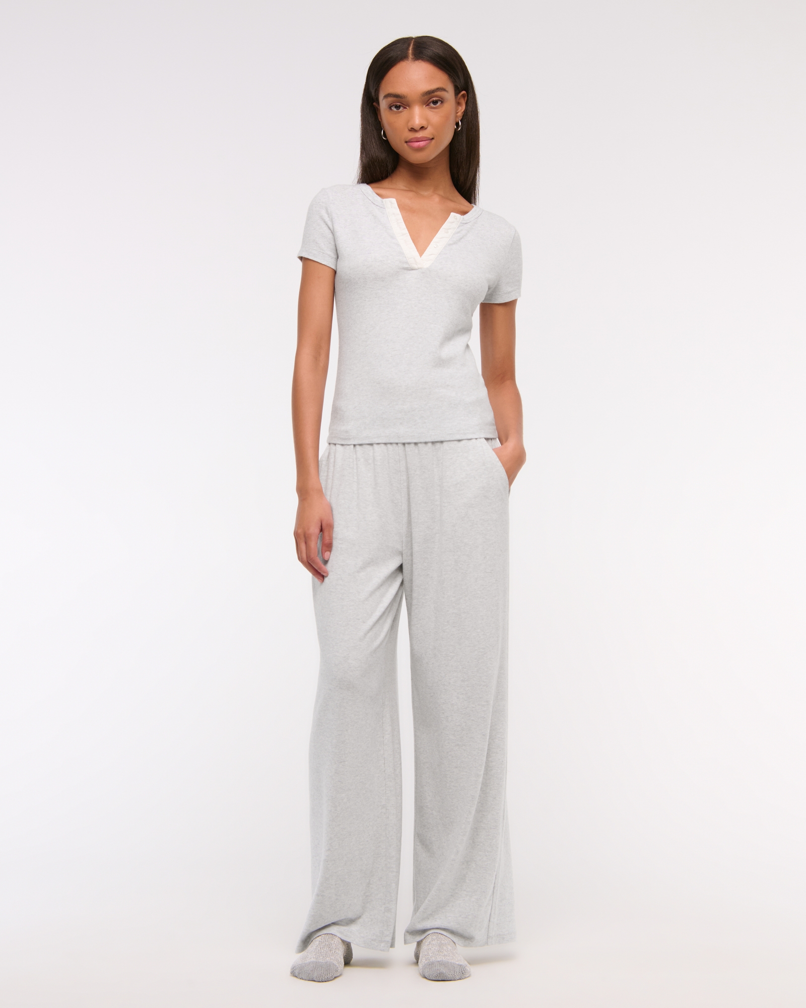 Women's Cozy Lounge Knit Top | Women's Tops | Abercrombie.com
