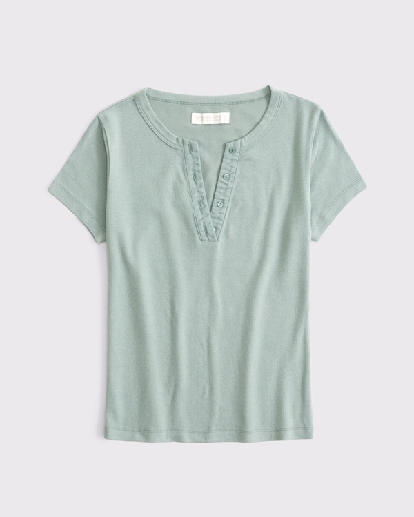 Cozy Lounge Knit Top, Sage view 1