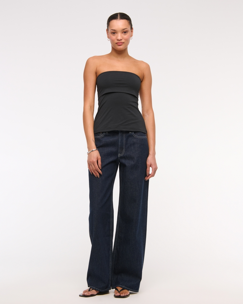 Foldover Tube Top
