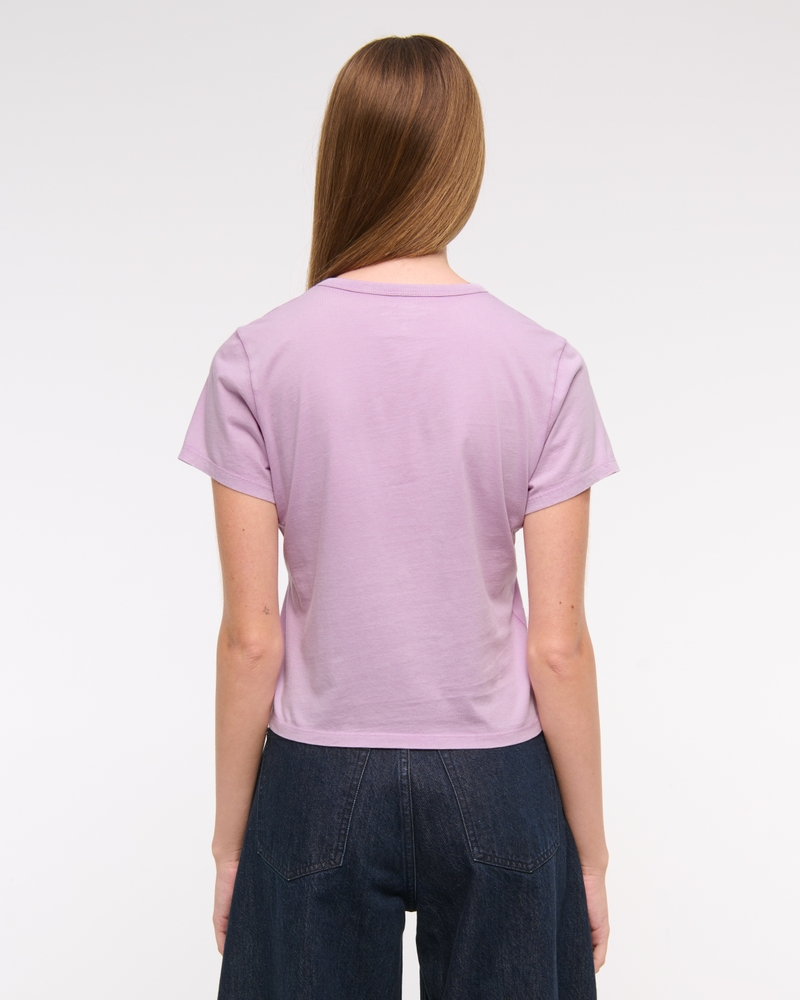 Essential Polished Body-Skimming Tee