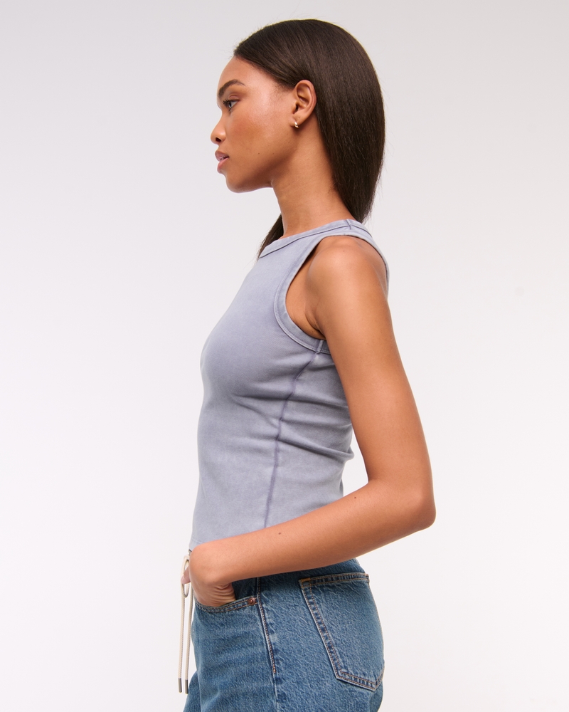Vintage Rib Tuckable Crew Tank