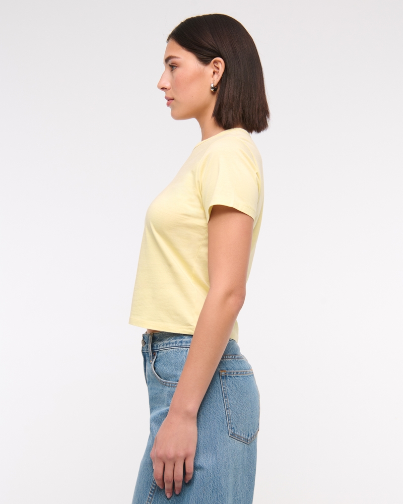 Essential Polished Body-Skimming Tee