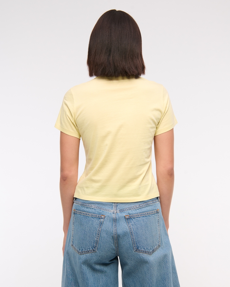 Essential Polished Body-Skimming Tee