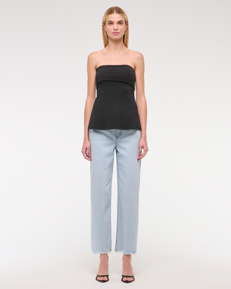 Foldover Tube Top