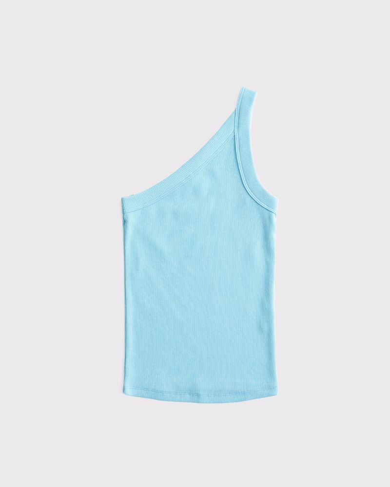 トップス CLANE ONE SHOULDER RIB TANK TOPS セール】ONE SHOULDER RIB TANK TOPS（タンクトップ）｜CLANE