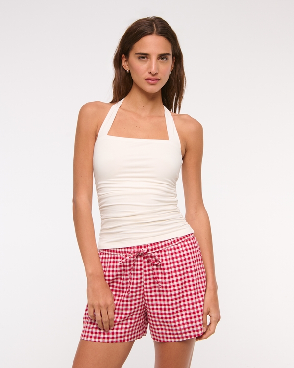 The A&F Ava Halter Top, Cream view 1