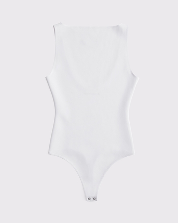 Sculpt Matte Seamless Slash Scoop-Back Bodysuit