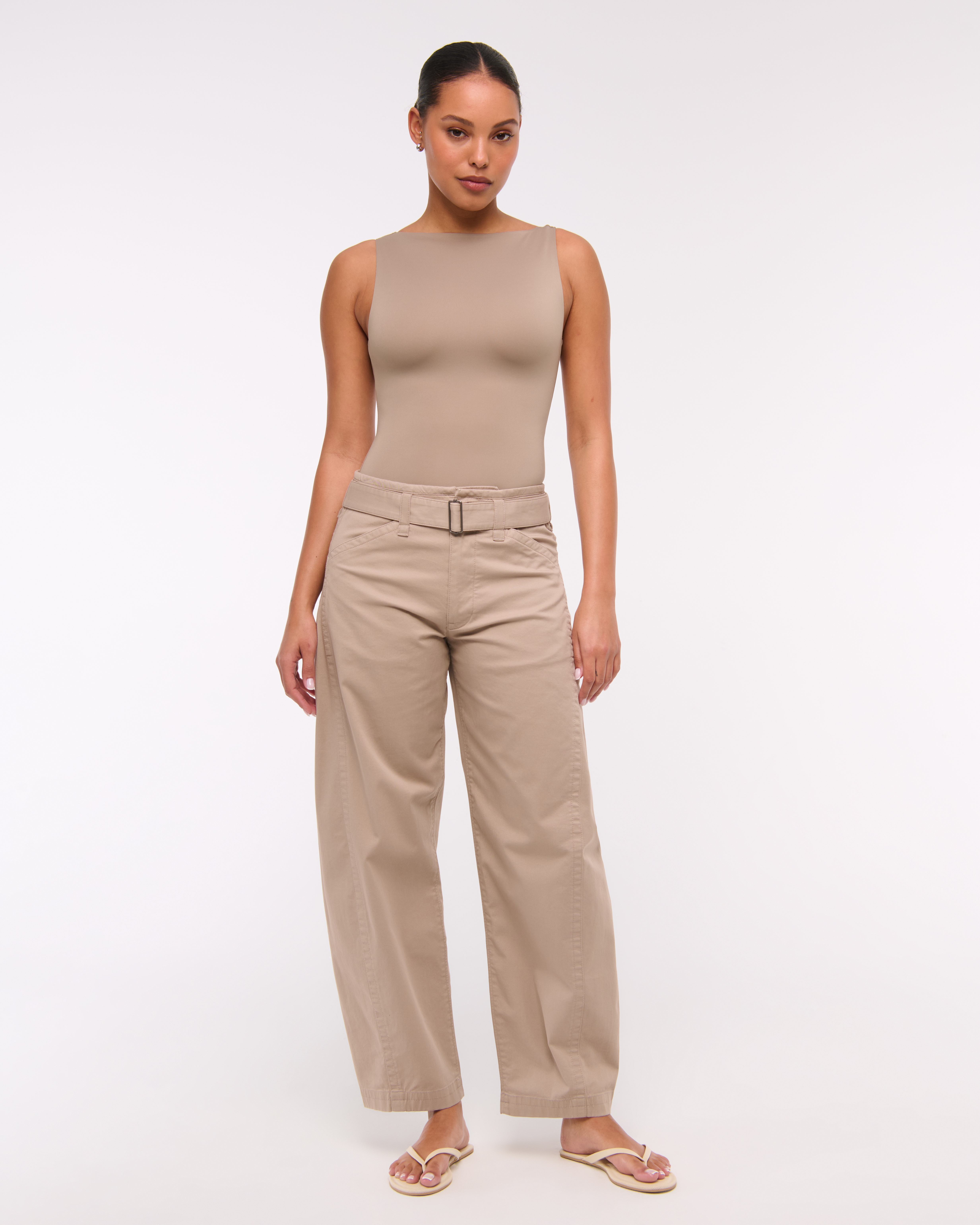 Боди Sculpt Matte Scoop-Back, без швов — Abercrombie & Fitch — фото 3