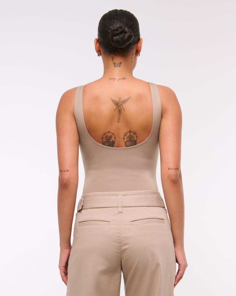 Sculpt Matte Seamless Slash Scoop-Back Bodysuit - thumbnail 5