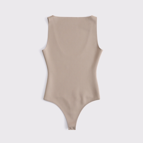 Боди Sculpt Matte Scoop-Back, без швов — Abercrombie & Fitch