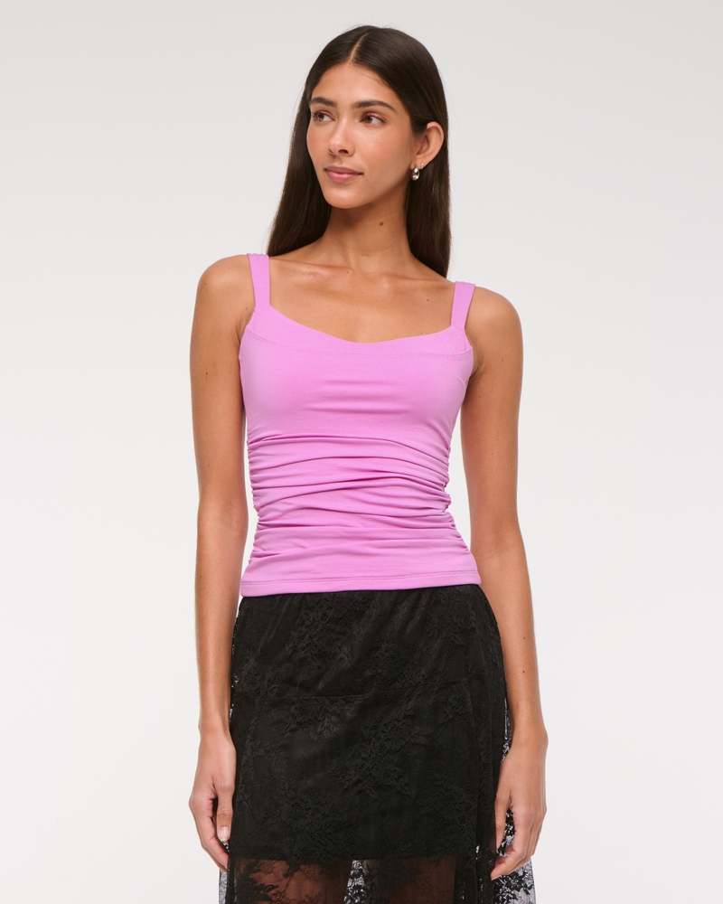 Women's Sweetheart Contrast Top Women's Clearance