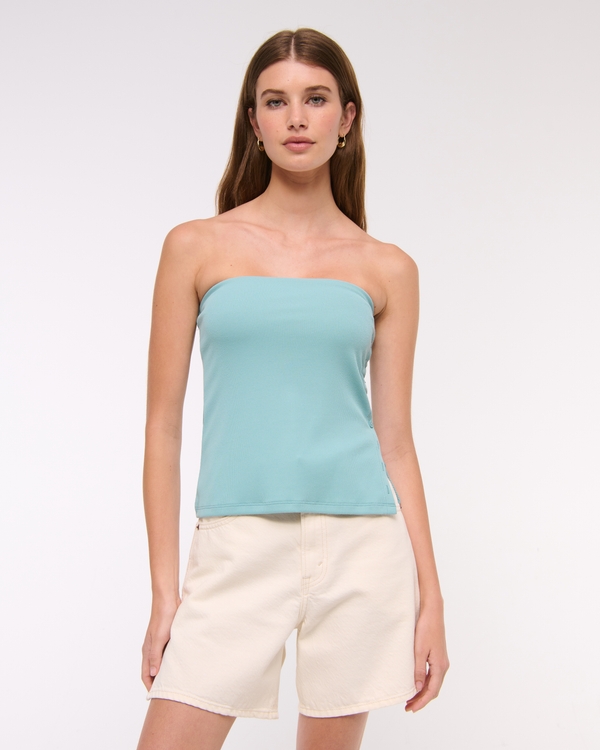 Side-Button Tube Top
