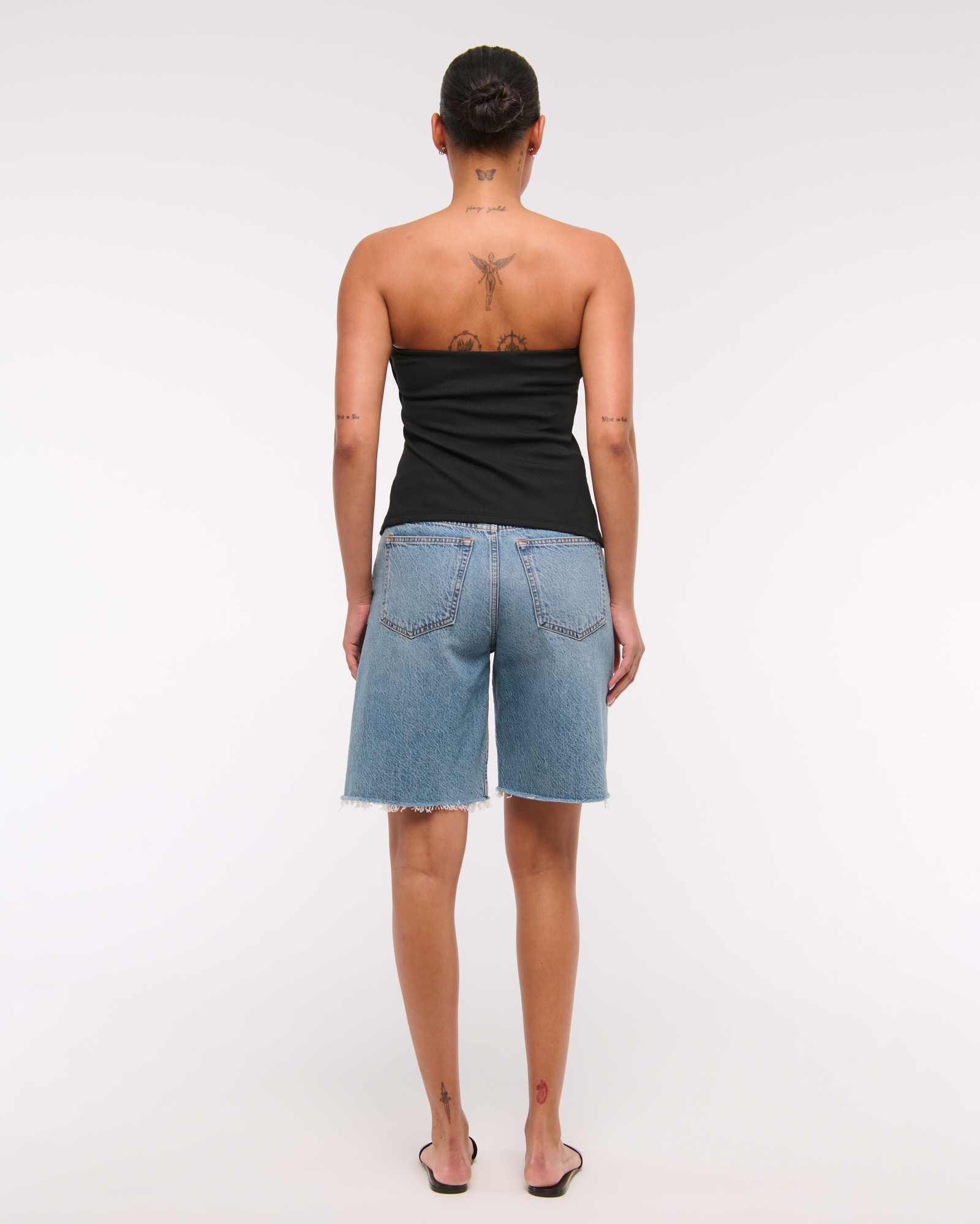 Side-Button Tube Top