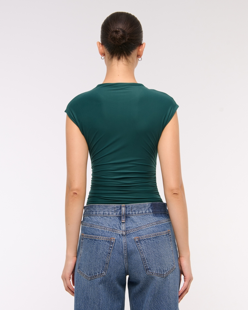 Soft Matte Seamless Ruched Bodysuit