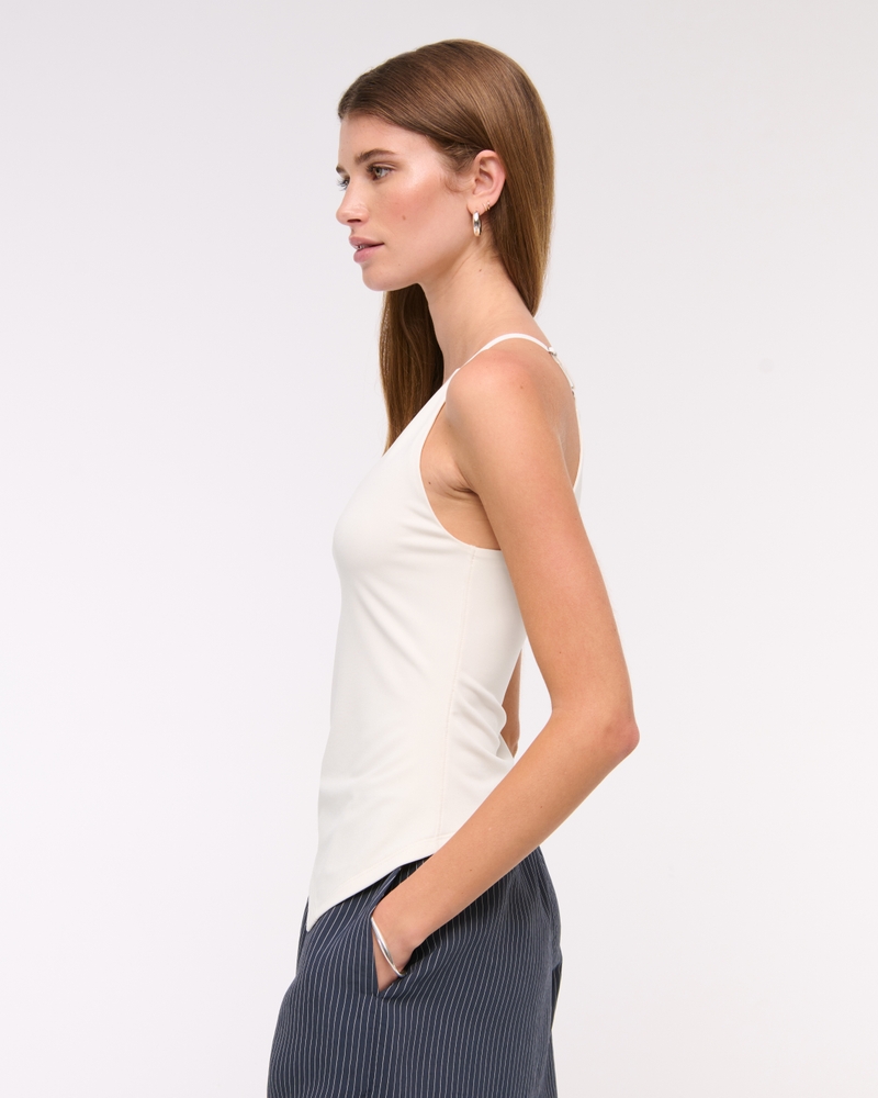 Asymmetrical Ruched Top