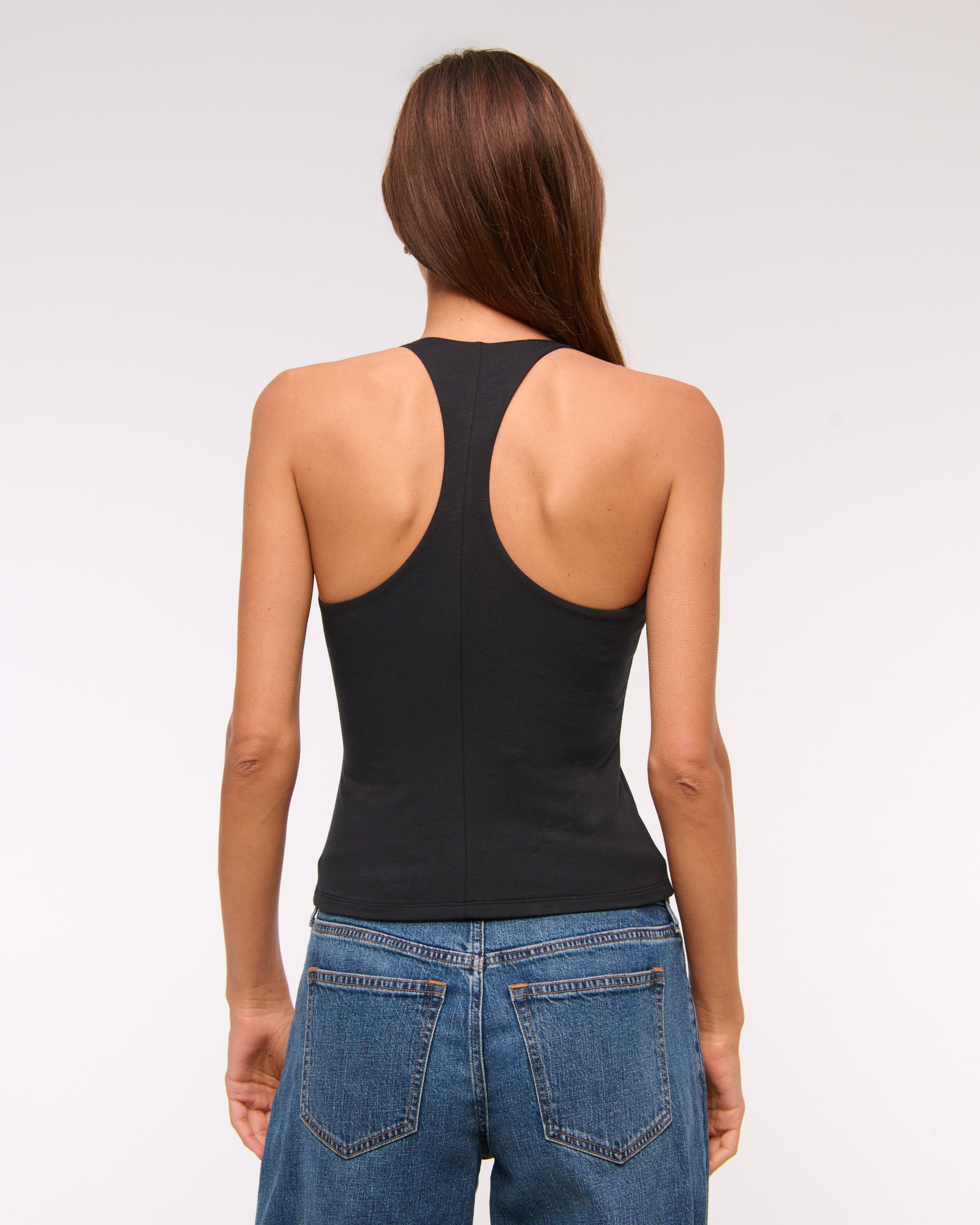 Bra-Free Racerback Scoopneck Tank