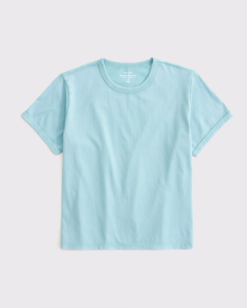 Essential Polished Body-Skimming Tee