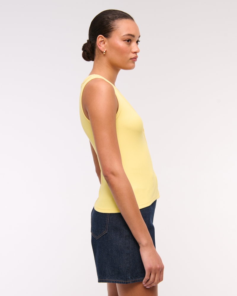 Asymmetrical Button-Through Top