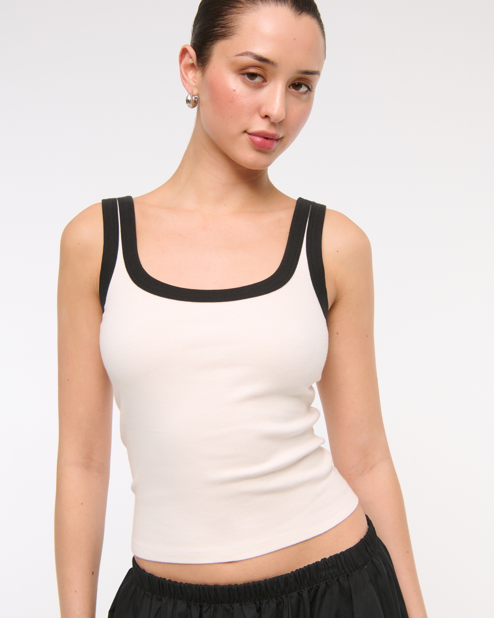Women's Vintage-Style Rib Tuckable Scoopneck Tank | Women's Tops