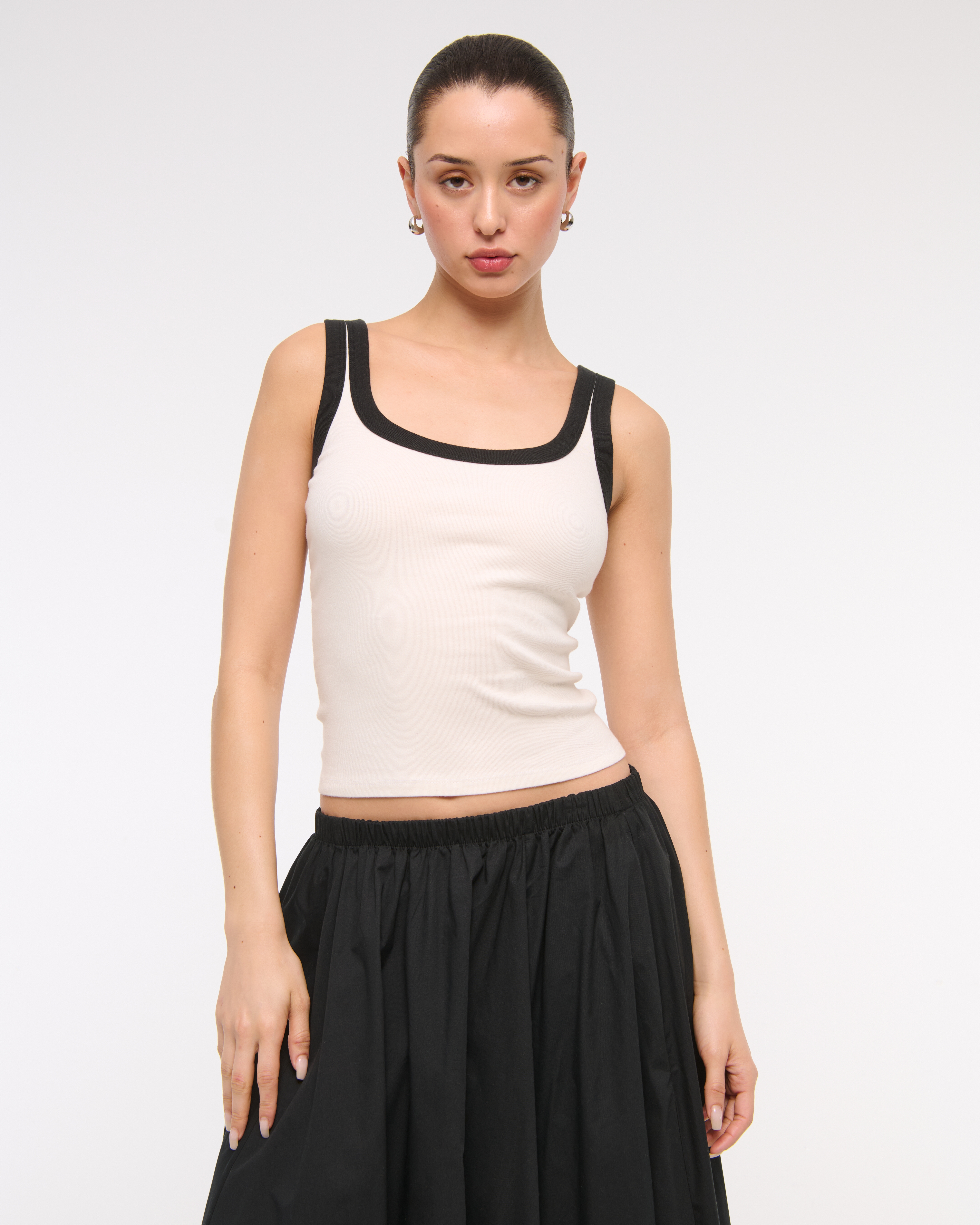 Women's Vintage-Style Rib Tuckable Scoopneck Tank | Women's