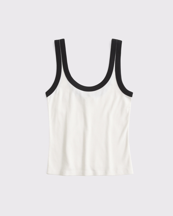 Women's Vintage-Style Rib Tuckable Scoopneck Tank | Women's Tops