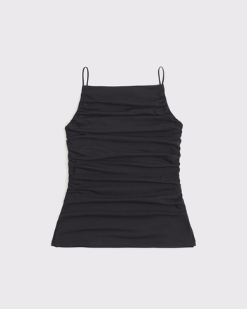 Ruched Apron Top