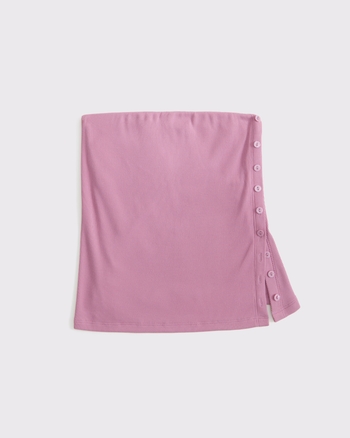 Side-Button Tube Top