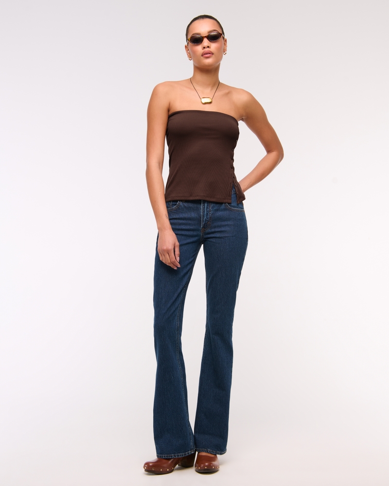 Side-Button Tube Top