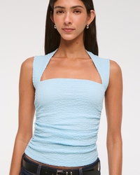 Women's The A&F Ava Bubble Knit Top | Women's Clearance