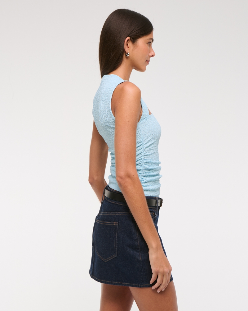 The A&F Ava Bubble Knit Top