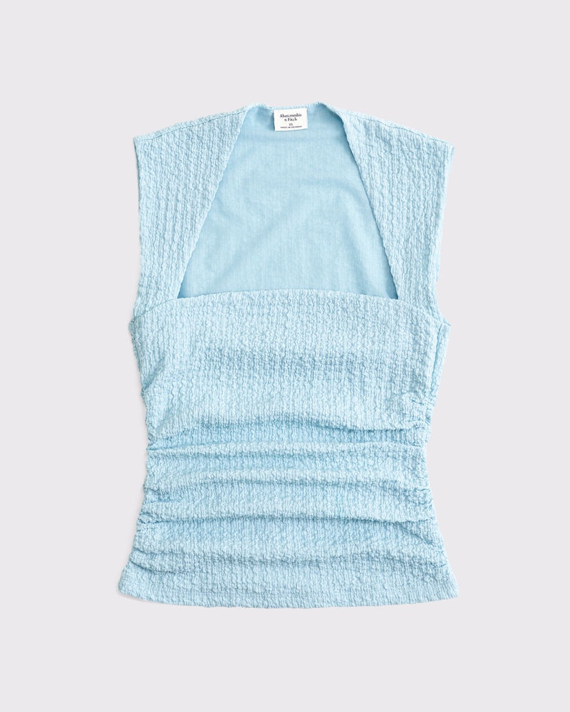 Ava Ruched Rib Tank Ava Ruched Rib Tank