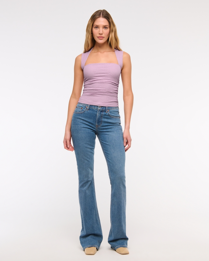 The A&F Ava Bubble Knit Top