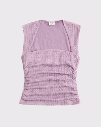 The A&F Ava Bubble Knit Top
