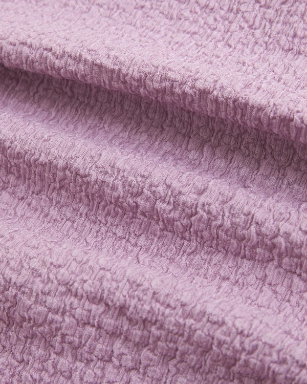 Women's The A&F Ava Bubble Knit Top | Women's Clearance