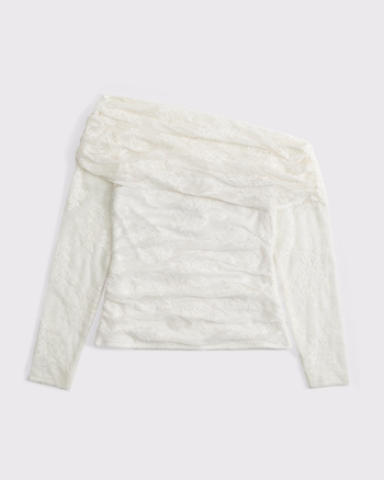 Haut femme asymétrique col montant avec découpe