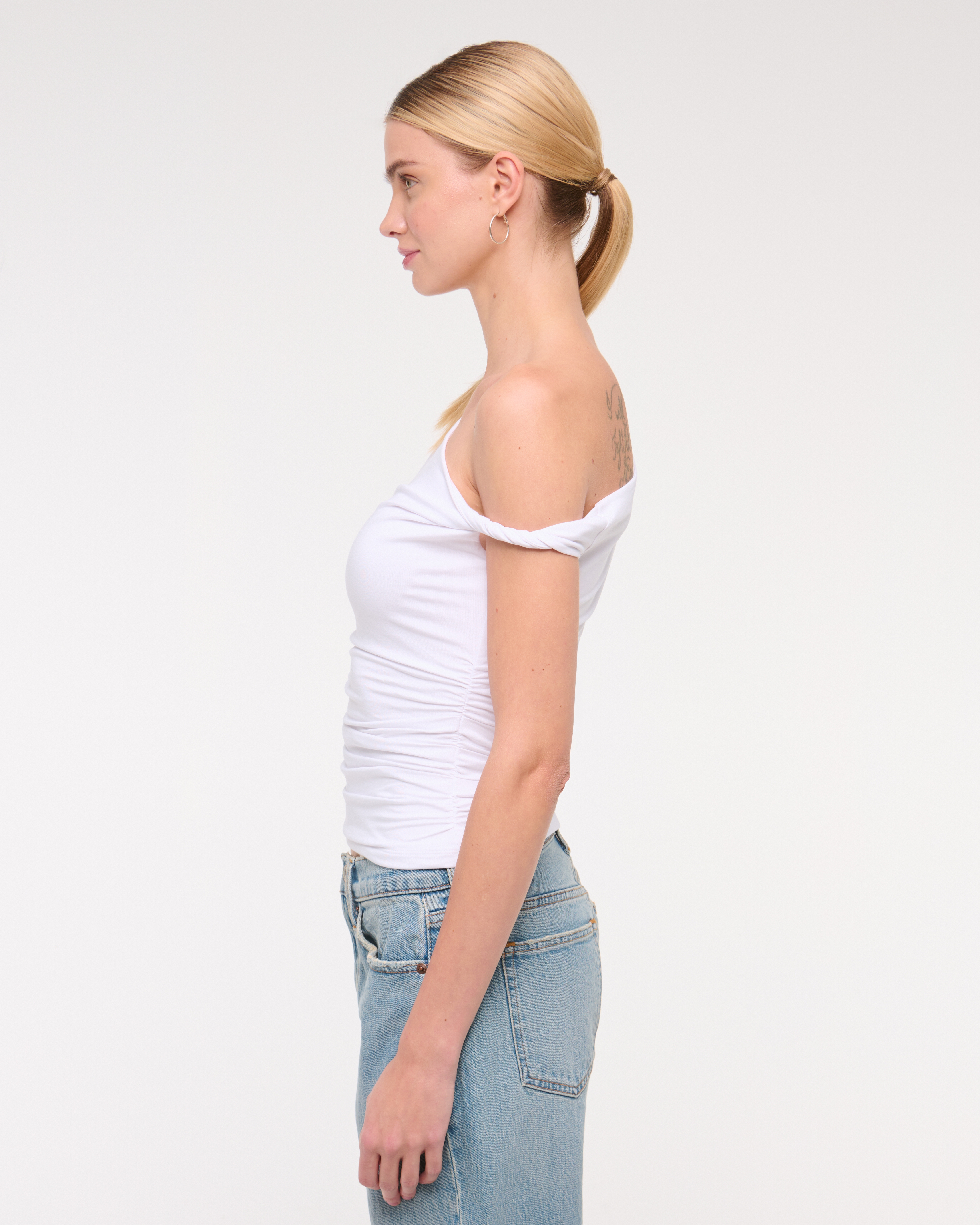 Women's Asymmetrical Twist Top | Women's Sale | Abercrombie.com