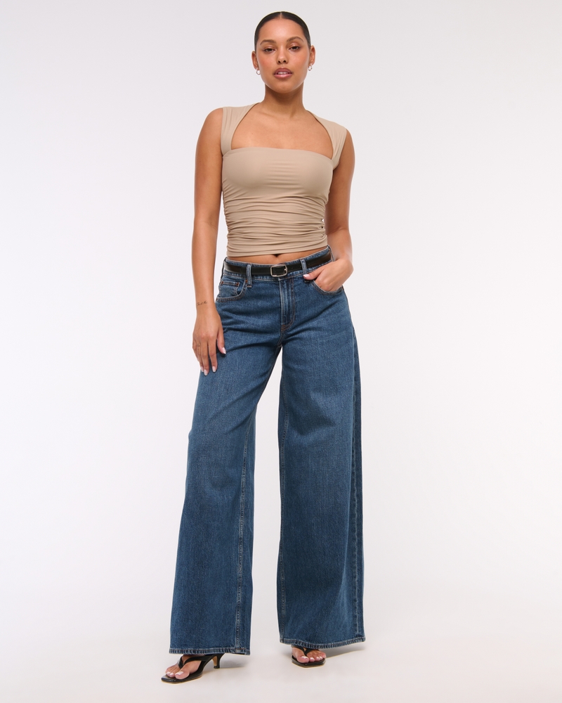 Women's The A&F Ava Soft Matte Seamless Top | Women's Tops