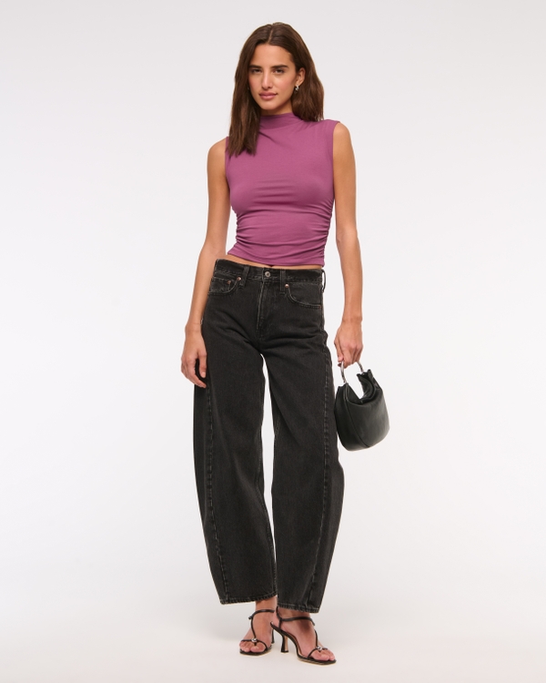 The A&F Paloma Top, Berry view 2