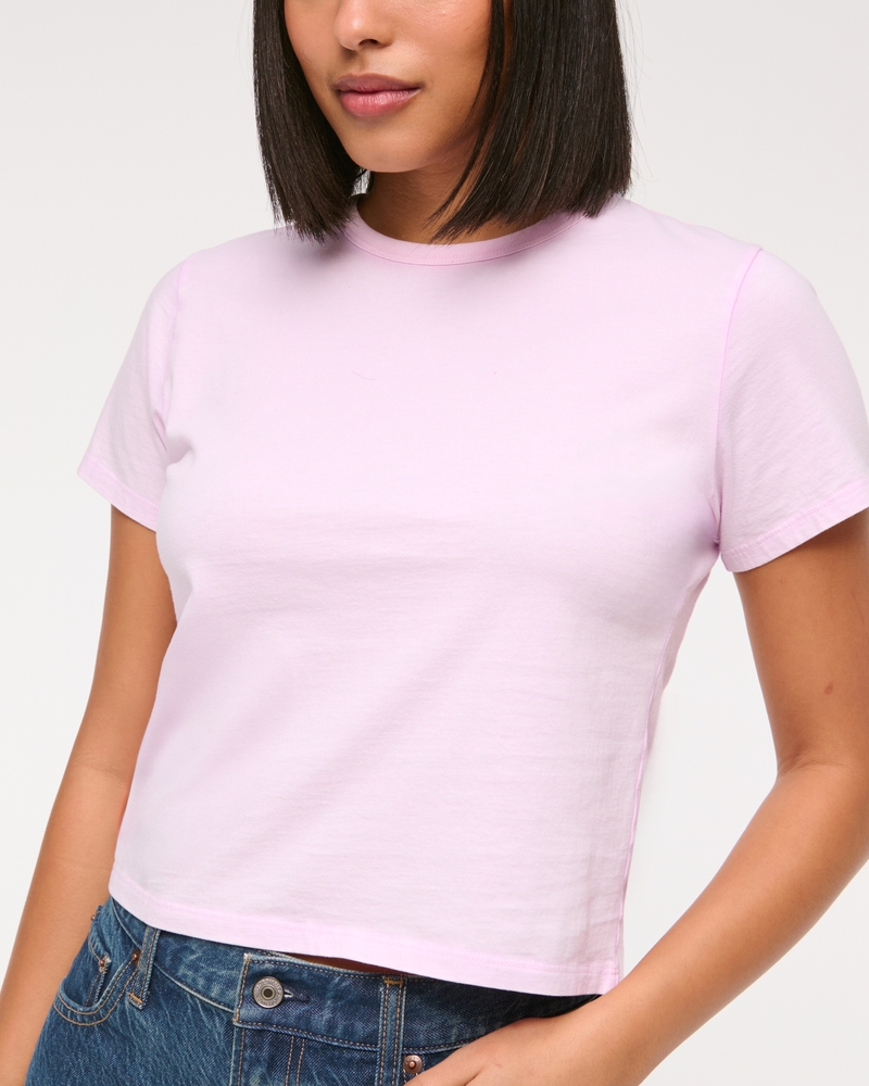 Essential Polished Body-Skimming Tee