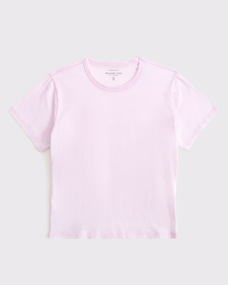 Essential Polished Body-Skimming Tee