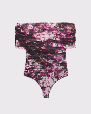 Mesh Foldover Bodysuit