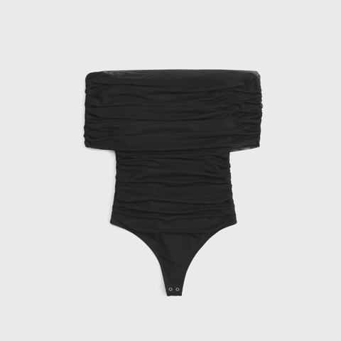 Боди Foldover, сетка — Abercrombie & Fitch