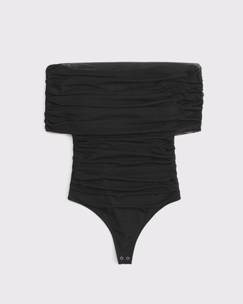 Mesh Foldover Bodysuit from Abercrombie & Fitch - $22.97